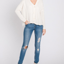  Belong - Snowfall Bliss Cable Knit Cardigan - Size Small