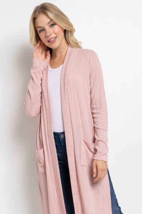 Belong - Blush Haven Longline Cardigan