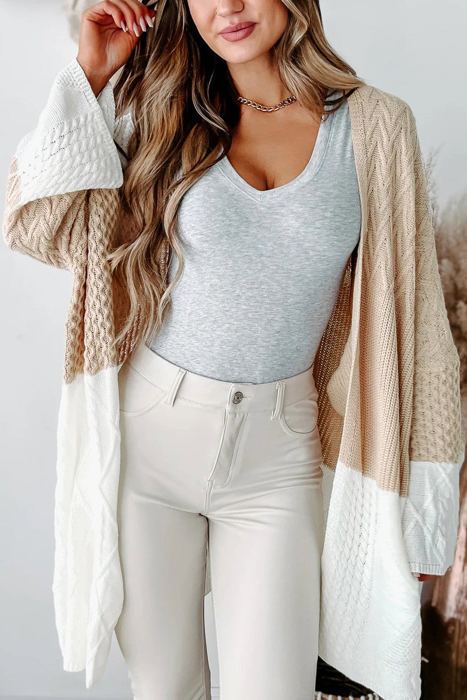 Patterned Blend Cardigan