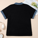  Midnight Denim Edge Henley Top