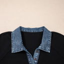  Midnight Denim Edge Henley Top