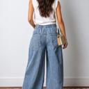  Blue Skies Stripe Wide Leg Jeans