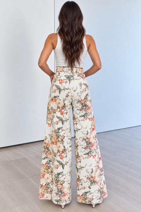 Vintage Bloom Wide Leg Jeans