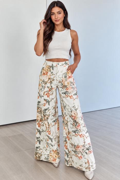 Vintage Bloom Wide Leg Jeans