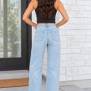  Blue Wander Cropped Barrel Jeans