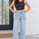 Blue Size 6 Blue Wander Cropped Barrel Jeans