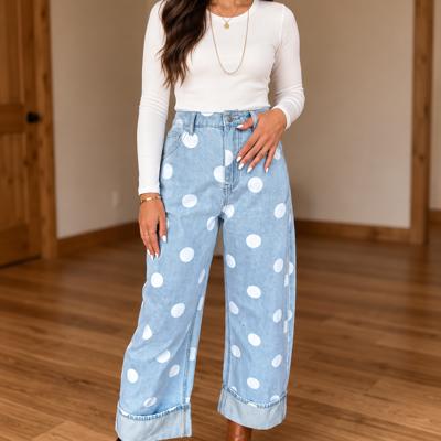 Blue Belle Polka Dot Jeans