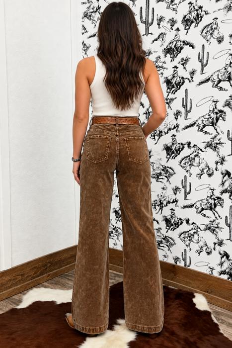 Autumn Corduroy Straight Pants