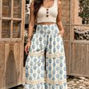  Blue Garden Lace Pants