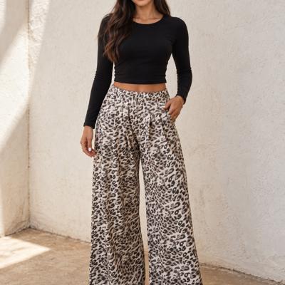 Wild Color Wide Leg Pants