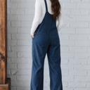  Teal Corduroy Easy Overalls