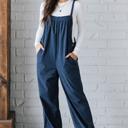 Teal Medium Teal Corduroy Easy Overalls