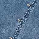  Rivet Line Cuffed Jeans