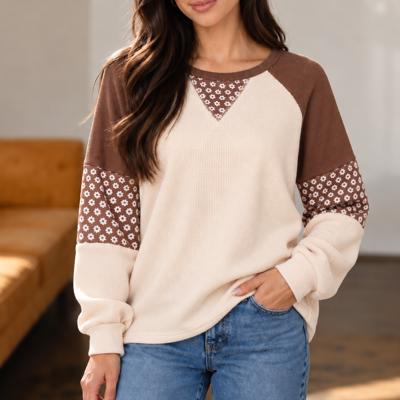 Harvest Meadow Raglan Thermal Top