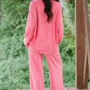  Strawberry Sunday Striped Lounge Set