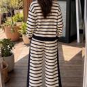 Coastal Ease Striped Pant Set