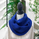  Blue Cozy Infinity Scarf