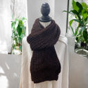 Brown Harvest Hues Chunky Scarf