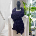 Purple Harvest Hues Chunky Scarf