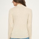  Belong - Oatmeal Grace Wrap Top