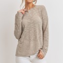  Belong - Sandstone Ease Henley Top