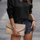 Black Small . Fringe Flair Hoodie