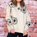  Wildflower Sketch Sweater
