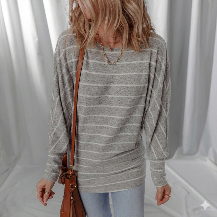 Silverline Cozy Stripe Top