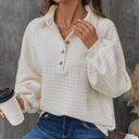  Cloud Nine Waffle Pullover Sweater