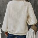  Cloud Nine Waffle Pullover Sweater