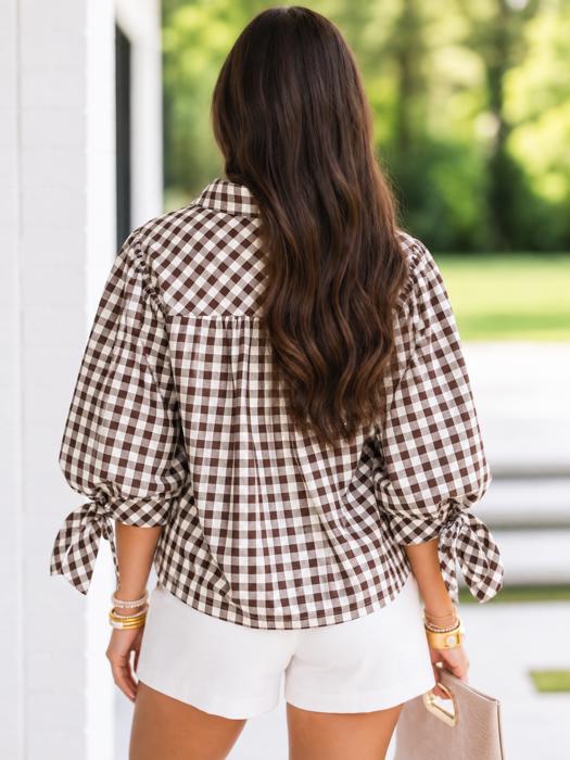 Autumn Ties Plaid Shirt
