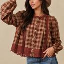  Crimson Meadow Eyelet Shirt