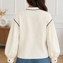  Sandstone Trim Puff Shirt