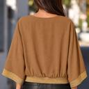  Midnight Glimmer V-Neck Blouse