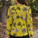 Golden Garden Ruffle Blouse