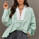 Green Medium Meadowline Half-Zip Swing Top