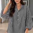  Midnight Stripe Button-Up