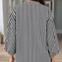  Midnight Stripe Button-Up