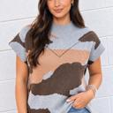 Gray Small Woodland Haze Camo Sweater
