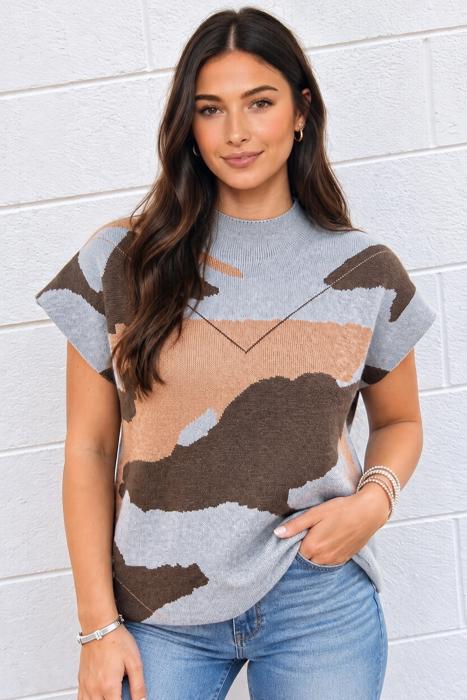 Woodland Haze Camo Sweater
