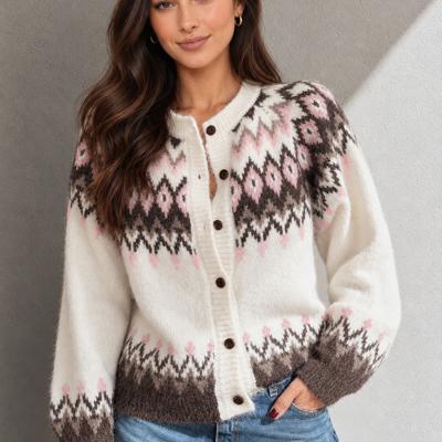 Snowbound Geo Cardigan