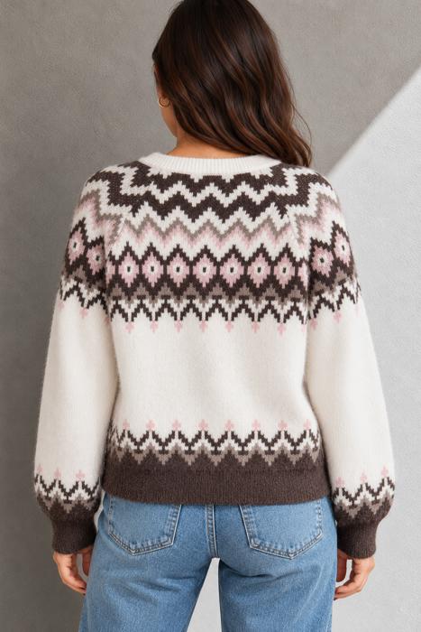 Snowbound Geo Cardigan