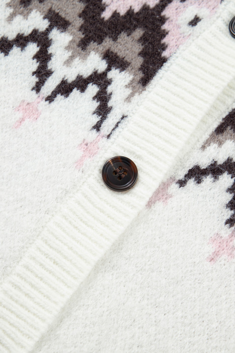 Snowbound Geo Cardigan