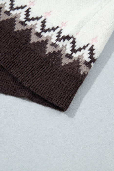 Snowbound Geo Cardigan