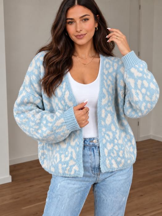 Blue Wildcat Cardigan
