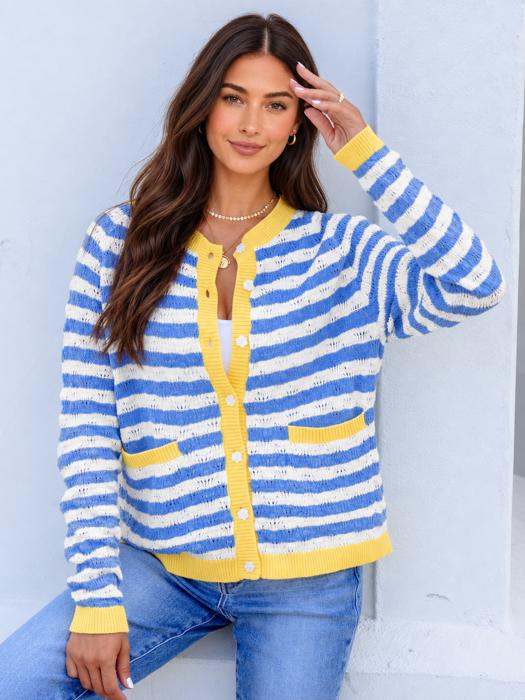 Skyline Stripe Cardigan