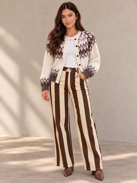 Canyon Stripe Ankle Jeans