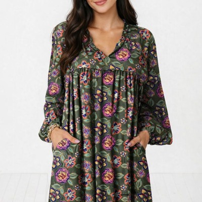 Wild Bloom Boho Dress