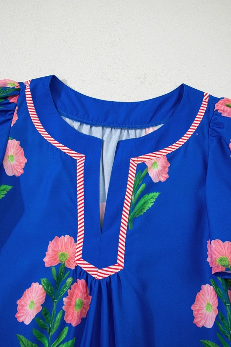 Bloom & Breeze Floral Shift Dress