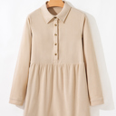 Oatmeal Small Sandstone Stroll Corduroy Dress